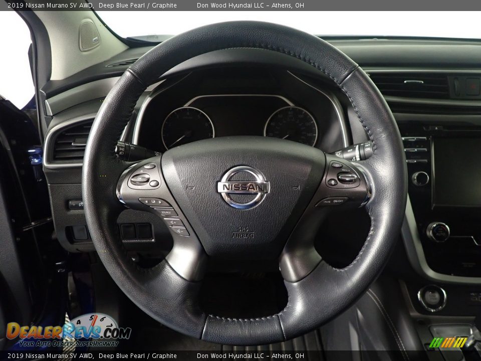 2019 Nissan Murano SV AWD Deep Blue Pearl / Graphite Photo #26