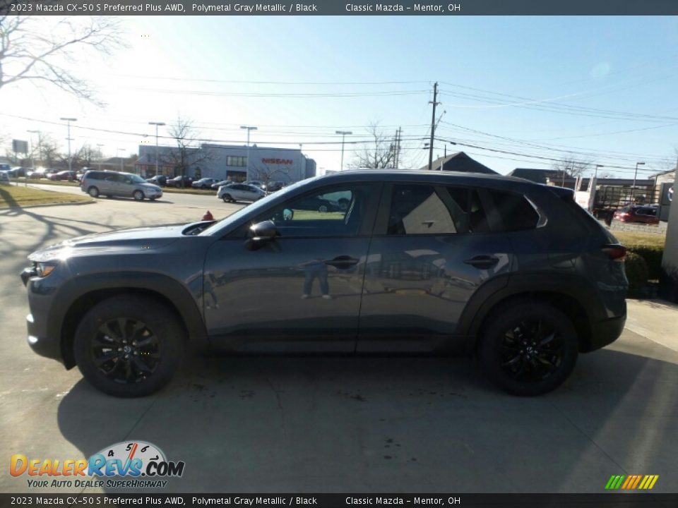 2023 Mazda CX-50 S Preferred Plus AWD Polymetal Gray Metallic / Black Photo #6