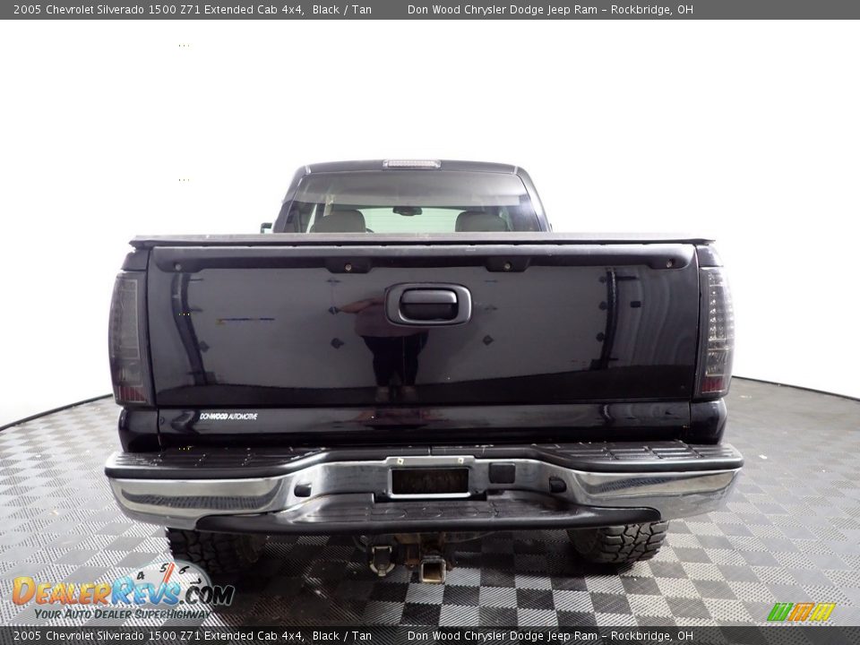 2005 Chevrolet Silverado 1500 Z71 Extended Cab 4x4 Black / Tan Photo #5