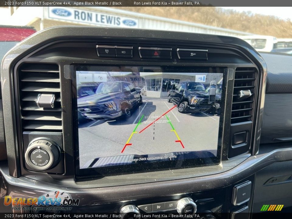 2023 Ford F150 XLT SuperCrew 4x4 Agate Black Metallic / Black Photo #20