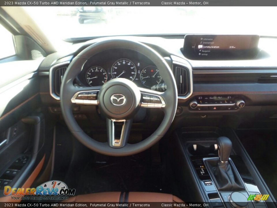 Dashboard of 2023 Mazda CX-50 Turbo AWD Meridian Edition Photo #4