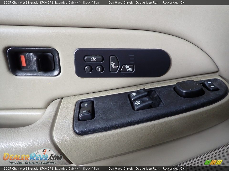 2005 Chevrolet Silverado 1500 Z71 Extended Cab 4x4 Black / Tan Photo #10