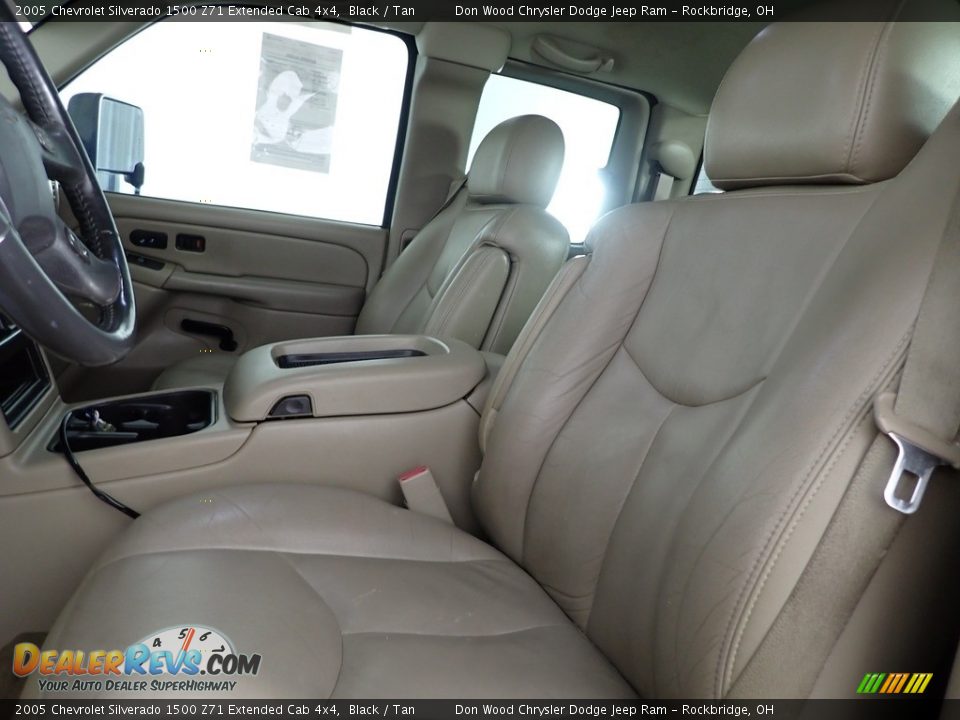 2005 Chevrolet Silverado 1500 Z71 Extended Cab 4x4 Black / Tan Photo #12