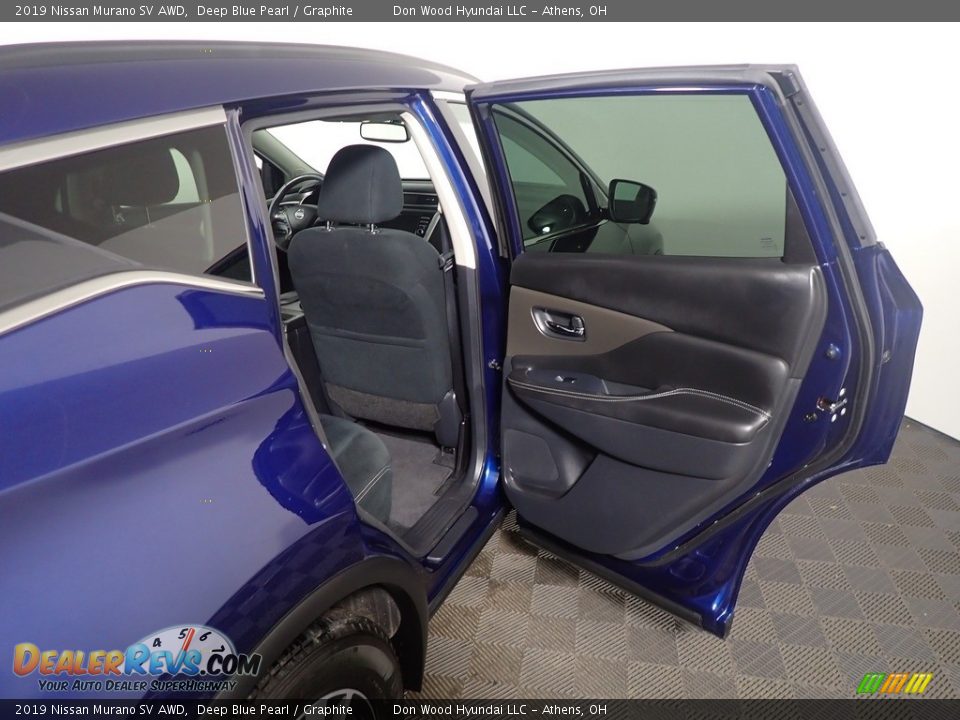 2019 Nissan Murano SV AWD Deep Blue Pearl / Graphite Photo #35