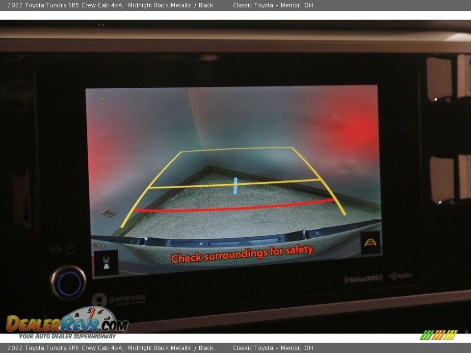 2022 Toyota Tundra SR5 Crew Cab 4x4 Midnight Black Metallic / Black Photo #12