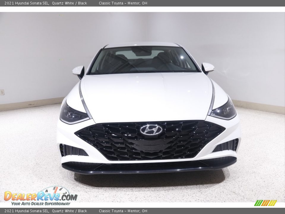 2021 Hyundai Sonata SEL Quartz White / Black Photo #2