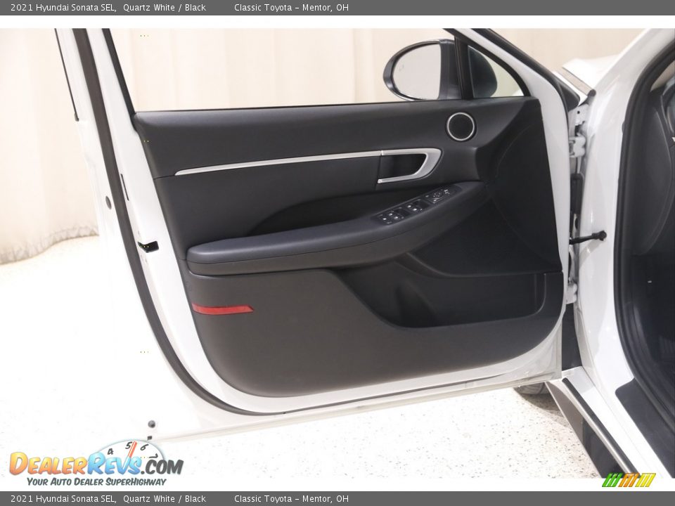 2021 Hyundai Sonata SEL Quartz White / Black Photo #4