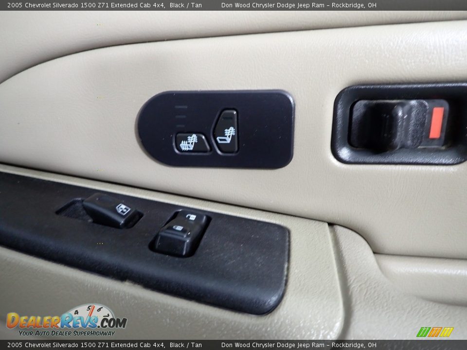 2005 Chevrolet Silverado 1500 Z71 Extended Cab 4x4 Black / Tan Photo #26