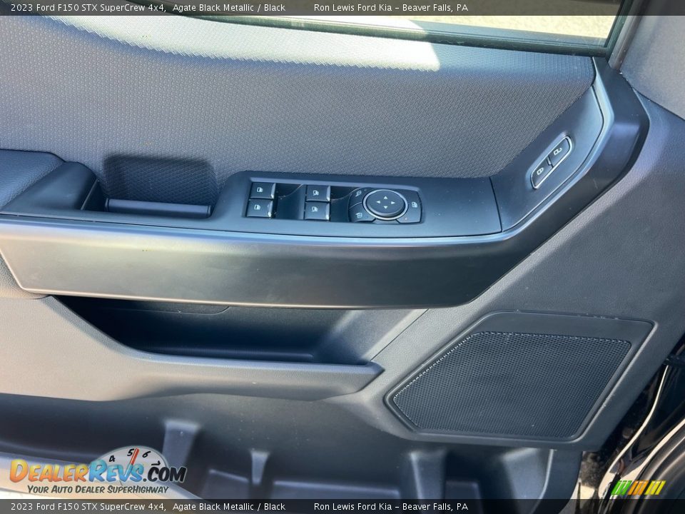 2023 Ford F150 STX SuperCrew 4x4 Agate Black Metallic / Black Photo #16