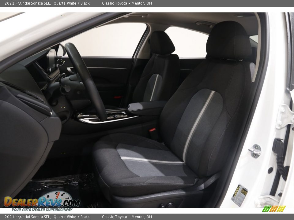 2021 Hyundai Sonata SEL Quartz White / Black Photo #5