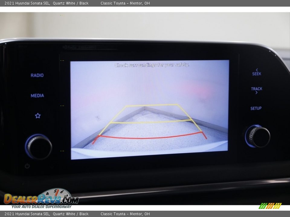 2021 Hyundai Sonata SEL Quartz White / Black Photo #10