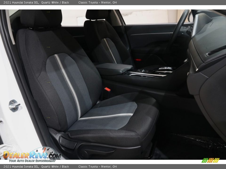 2021 Hyundai Sonata SEL Quartz White / Black Photo #14