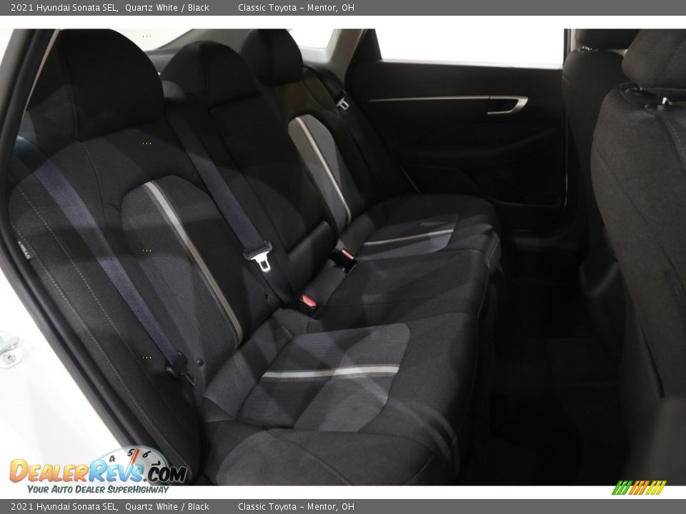 2021 Hyundai Sonata SEL Quartz White / Black Photo #15