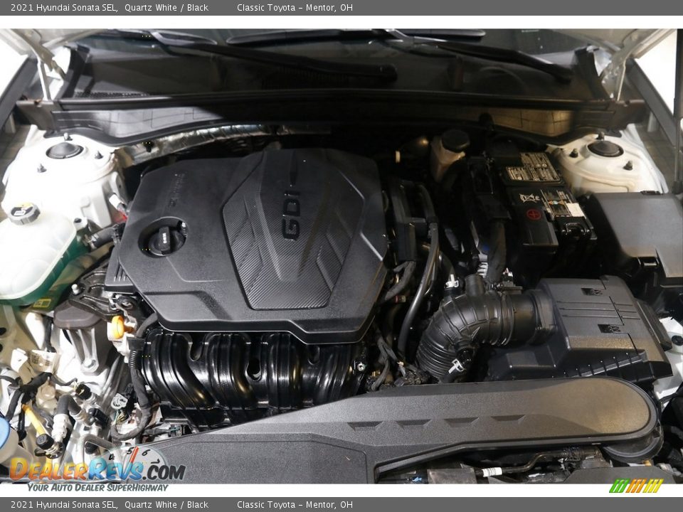 2021 Hyundai Sonata SEL Quartz White / Black Photo #18