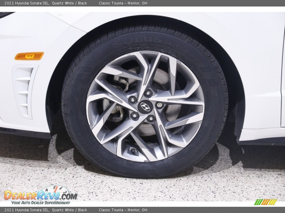 2021 Hyundai Sonata SEL Quartz White / Black Photo #19