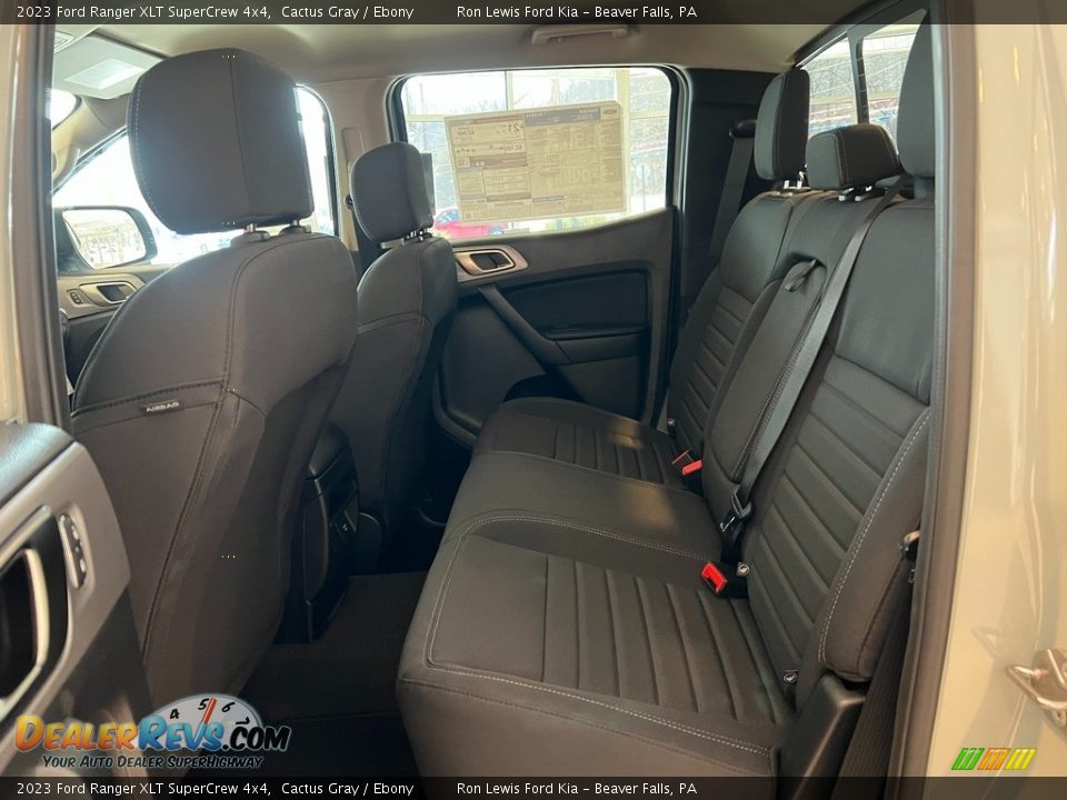 Rear Seat of 2023 Ford Ranger XLT SuperCrew 4x4 Photo #12