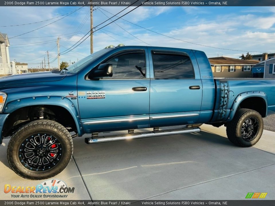 2006 Dodge Ram 2500 Laramie Mega Cab 4x4 Atlantic Blue Pearl / Khaki Photo #1