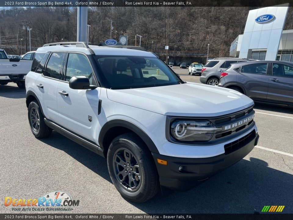 2023 Ford Bronco Sport Big Bend 4x4 Oxford White / Ebony Photo #2