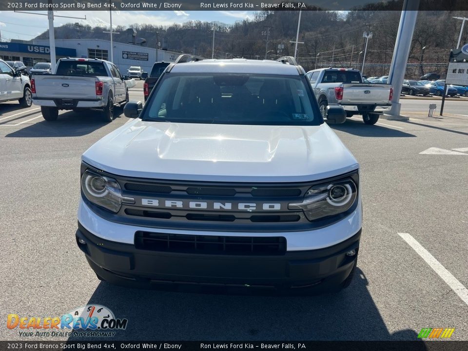 2023 Ford Bronco Sport Big Bend 4x4 Oxford White / Ebony Photo #3
