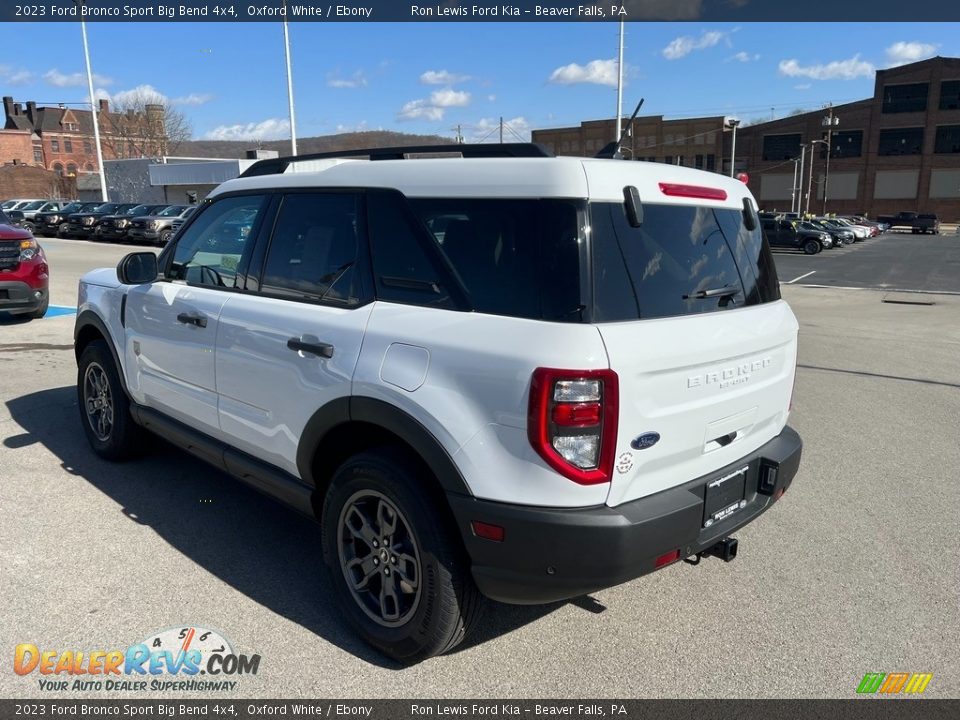 2023 Ford Bronco Sport Big Bend 4x4 Oxford White / Ebony Photo #6