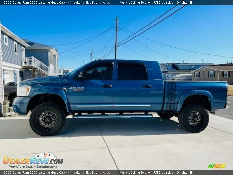 2006 Dodge Ram 2500 Laramie Mega Cab 4x4 Atlantic Blue Pearl / Khaki Photo #9