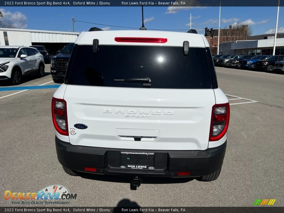 2023 Ford Bronco Sport Big Bend 4x4 Oxford White / Ebony Photo #7