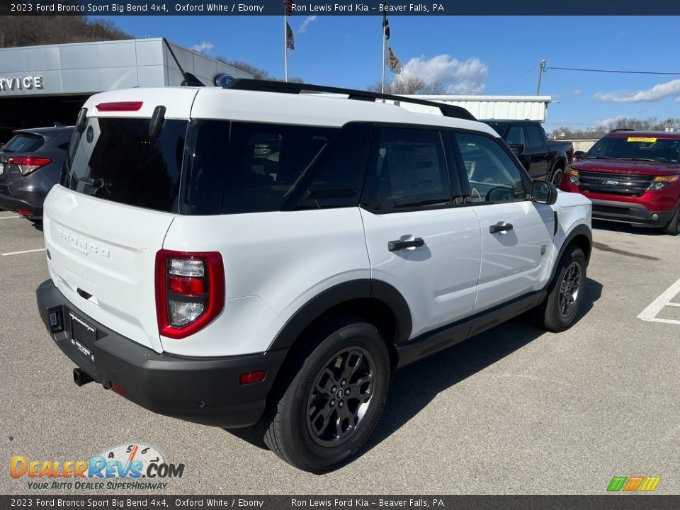 2023 Ford Bronco Sport Big Bend 4x4 Oxford White / Ebony Photo #8