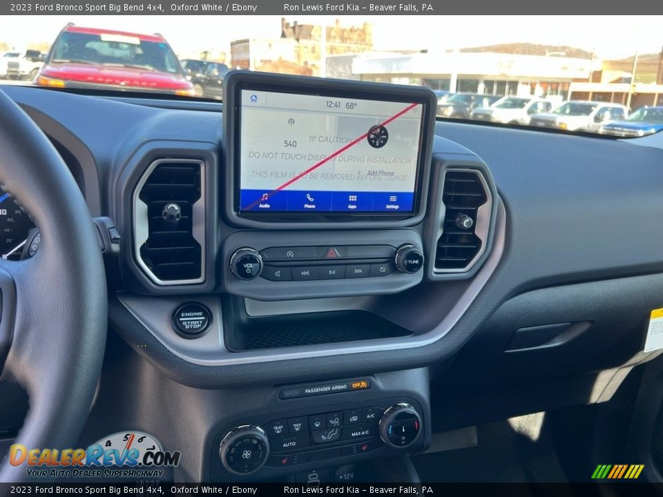 2023 Ford Bronco Sport Big Bend 4x4 Oxford White / Ebony Photo #16