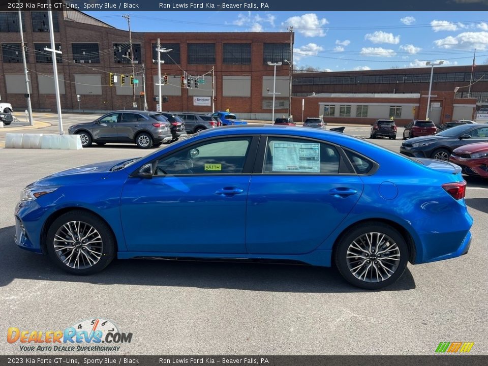 Sporty Blue 2023 Kia Forte GT-Line Photo #5