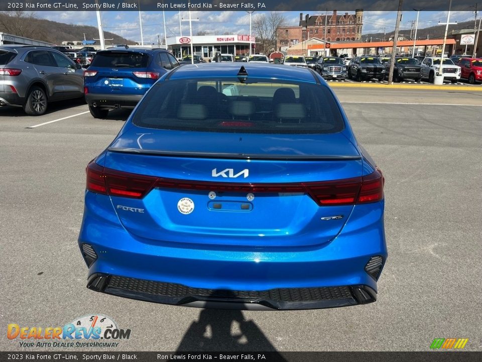 2023 Kia Forte GT-Line Sporty Blue / Black Photo #7