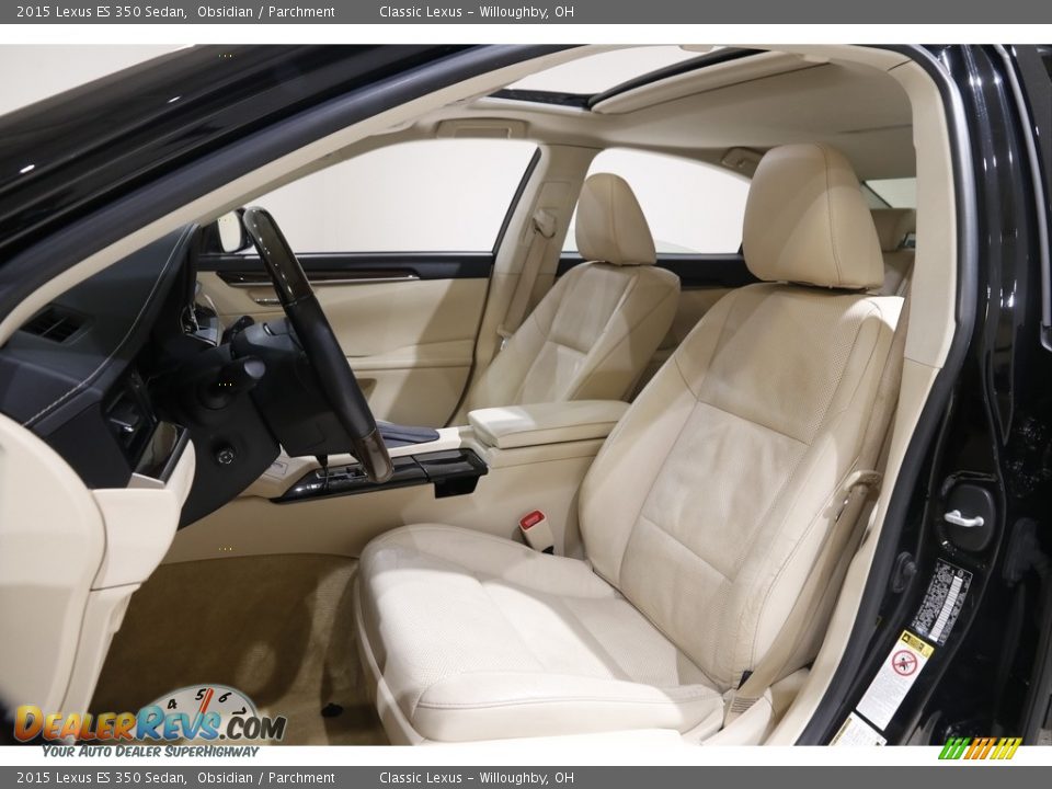 2015 Lexus ES 350 Sedan Obsidian / Parchment Photo #5