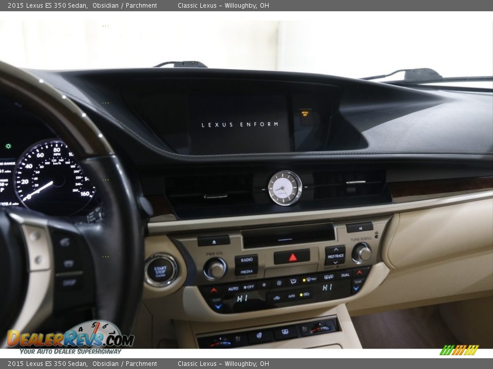 2015 Lexus ES 350 Sedan Obsidian / Parchment Photo #10