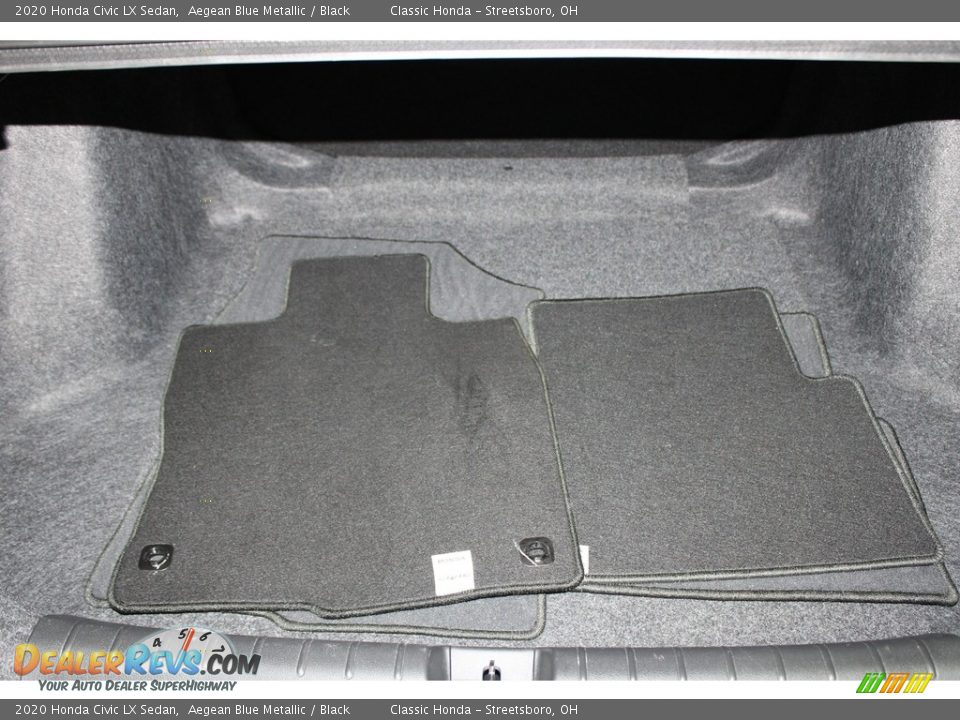 2020 Honda Civic LX Sedan Aegean Blue Metallic / Black Photo #20