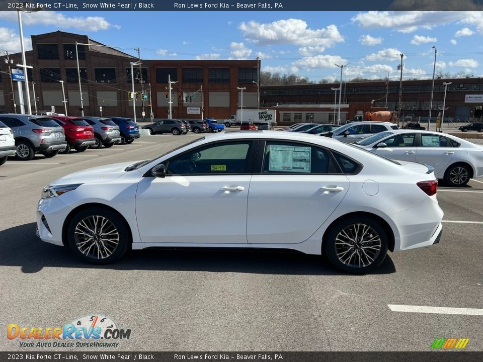 2023 Kia Forte GT-Line Snow White Pearl / Black Photo #5