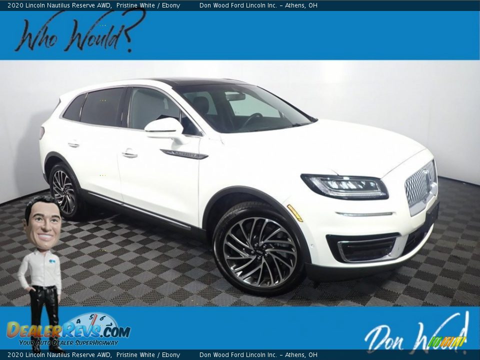2020 Lincoln Nautilus Reserve AWD Pristine White / Ebony Photo #1