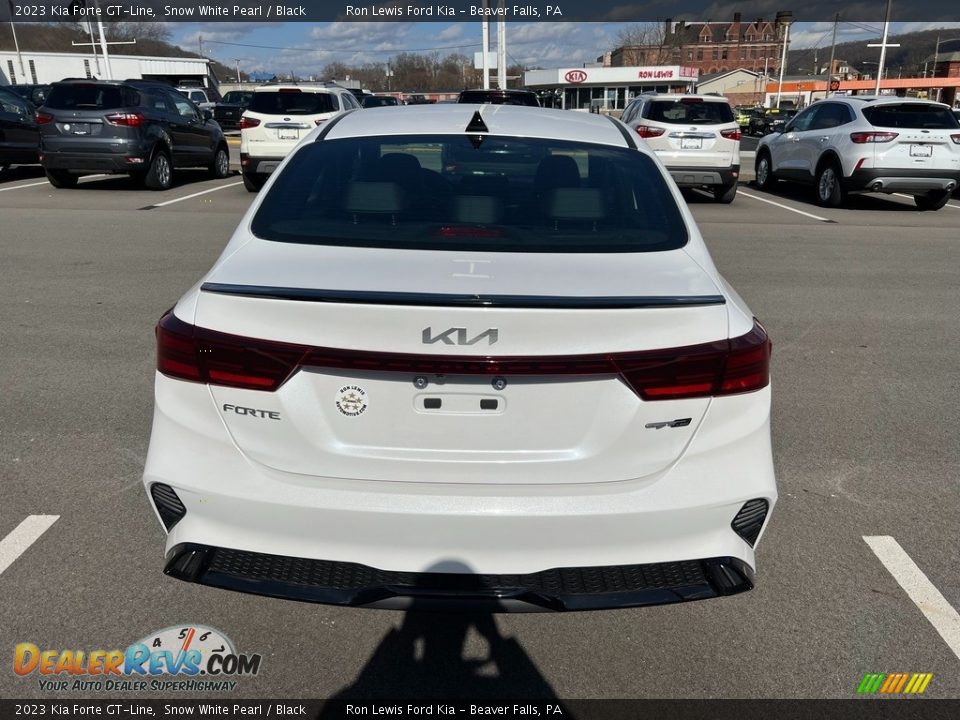 2023 Kia Forte GT-Line Snow White Pearl / Black Photo #7