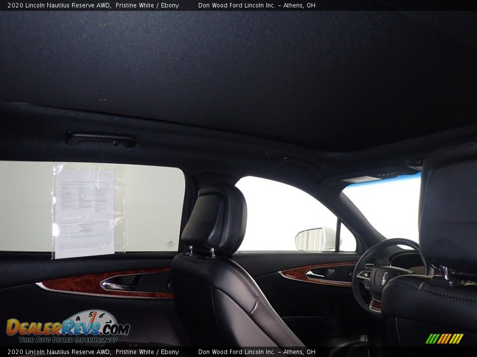 2020 Lincoln Nautilus Reserve AWD Pristine White / Ebony Photo #2