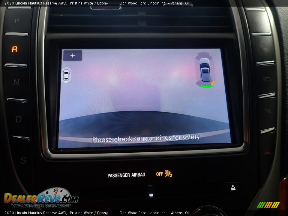 2020 Lincoln Nautilus Reserve AWD Pristine White / Ebony Photo #4