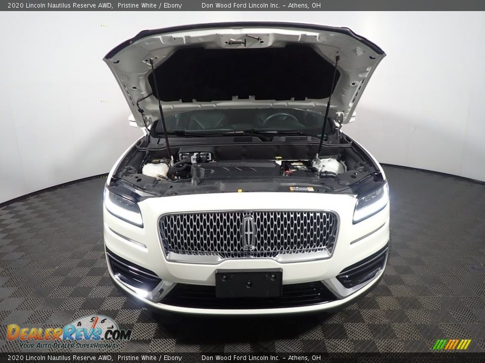 2020 Lincoln Nautilus Reserve AWD Pristine White / Ebony Photo #8