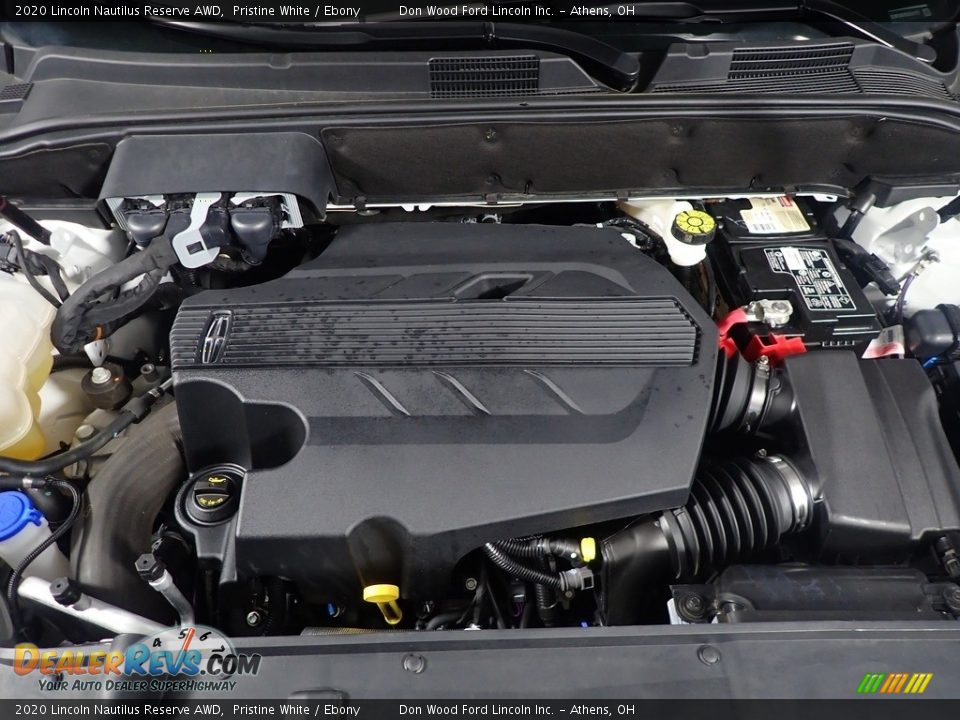 2020 Lincoln Nautilus Reserve AWD Pristine White / Ebony Photo #9