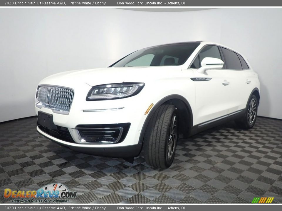 2020 Lincoln Nautilus Reserve AWD Pristine White / Ebony Photo #10