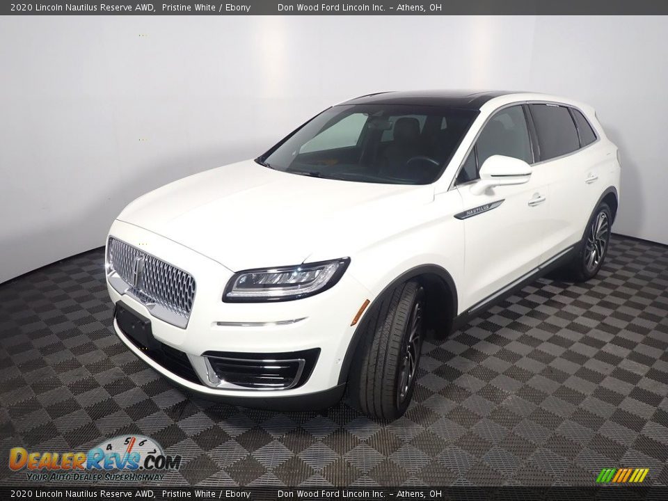 2020 Lincoln Nautilus Reserve AWD Pristine White / Ebony Photo #11