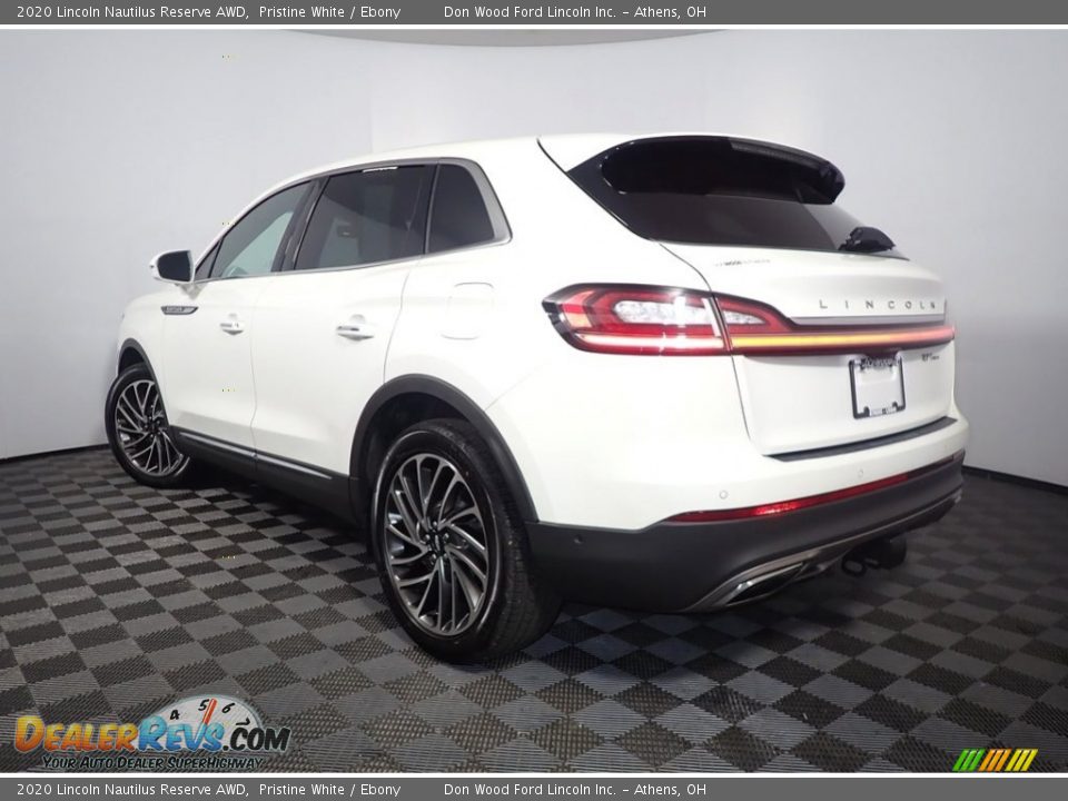 2020 Lincoln Nautilus Reserve AWD Pristine White / Ebony Photo #13