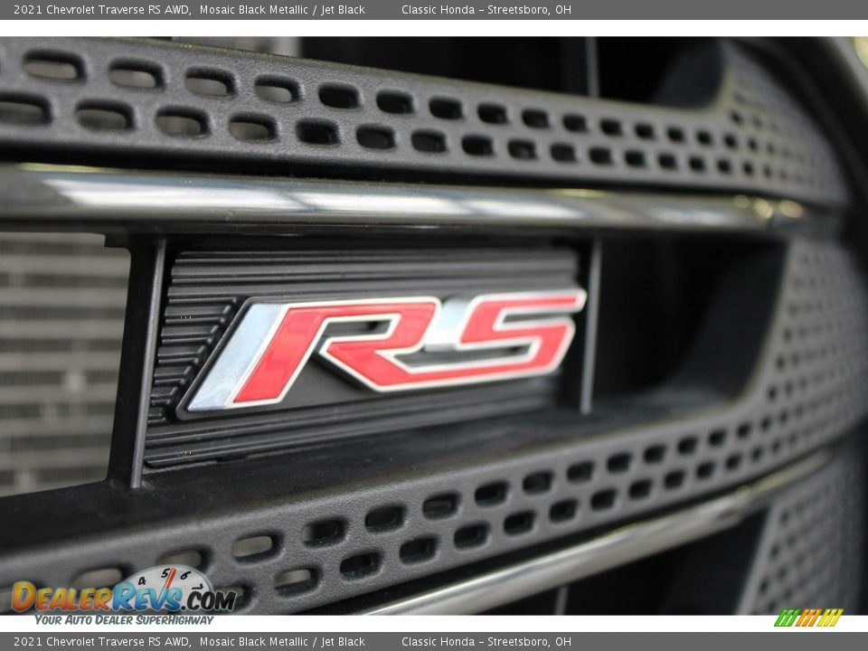 2021 Chevrolet Traverse RS AWD Mosaic Black Metallic / Jet Black Photo #3