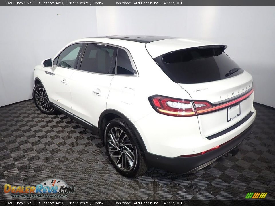 2020 Lincoln Nautilus Reserve AWD Pristine White / Ebony Photo #14