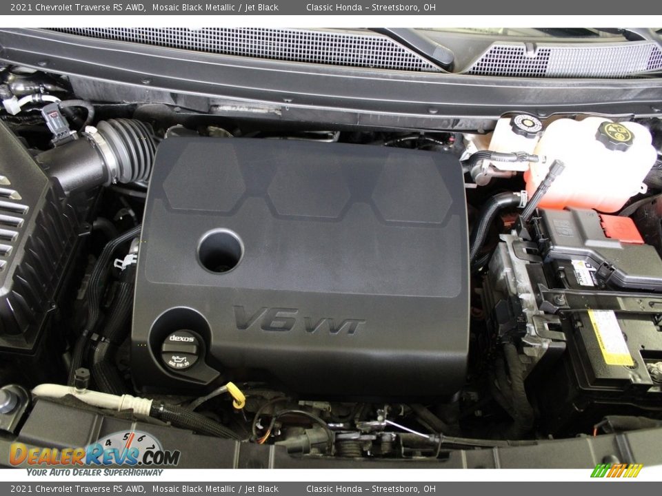 2021 Chevrolet Traverse RS AWD Mosaic Black Metallic / Jet Black Photo #4