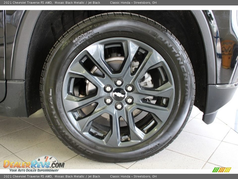 2021 Chevrolet Traverse RS AWD Mosaic Black Metallic / Jet Black Photo #6