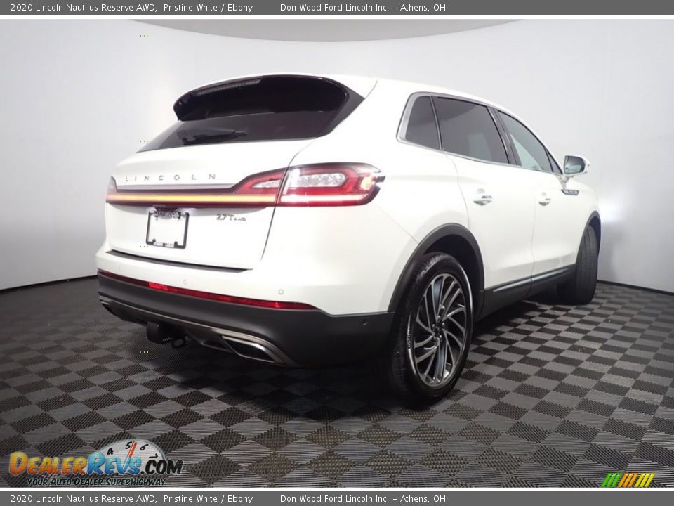 2020 Lincoln Nautilus Reserve AWD Pristine White / Ebony Photo #19