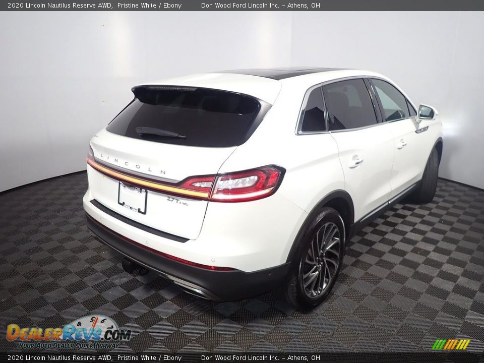 2020 Lincoln Nautilus Reserve AWD Pristine White / Ebony Photo #20