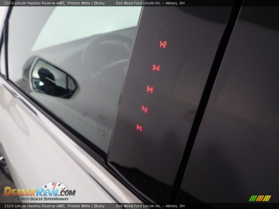 2020 Lincoln Nautilus Reserve AWD Pristine White / Ebony Photo #21